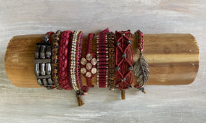 Velvet Bracelets (set of 9)