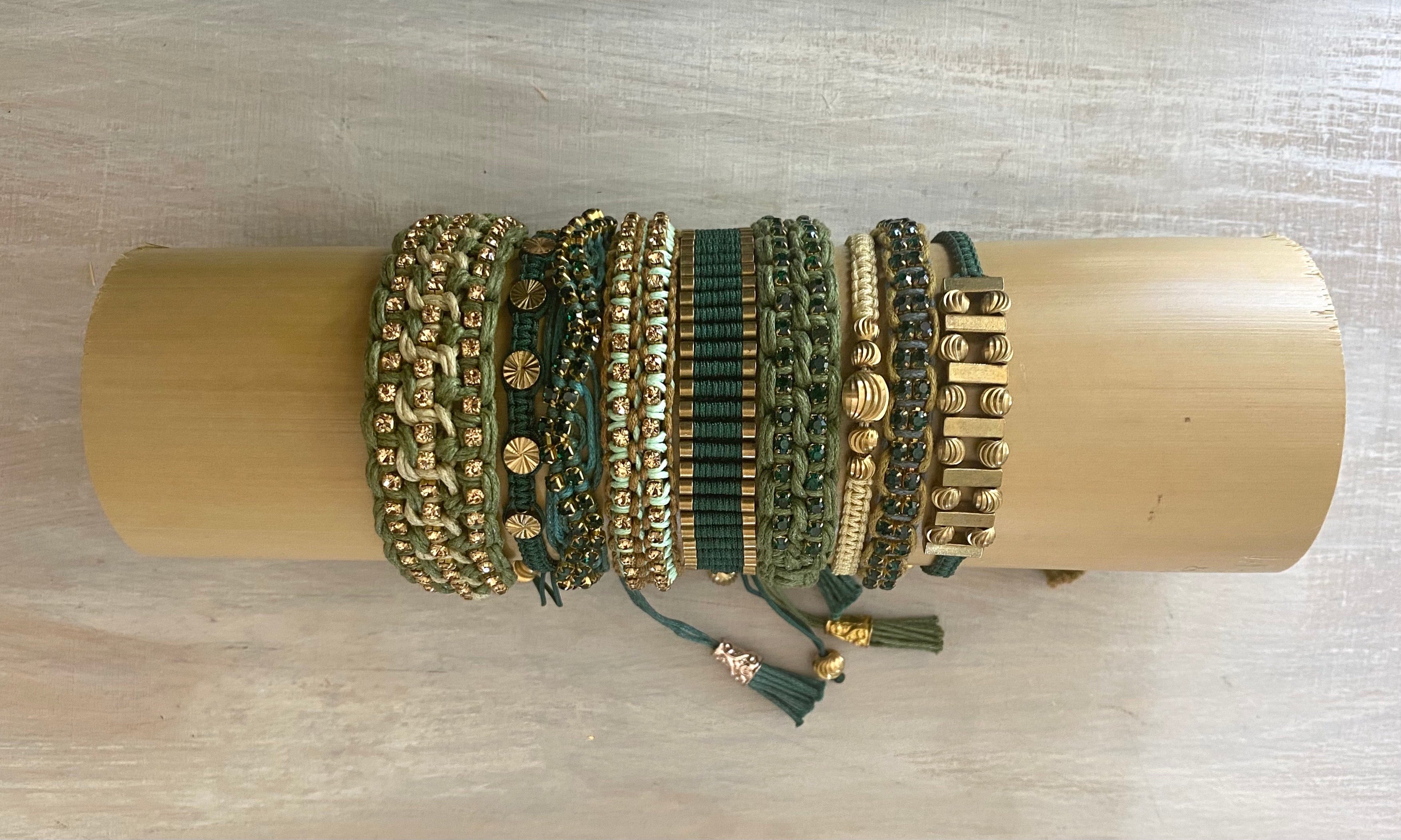 Army Bracelets (set of 9)