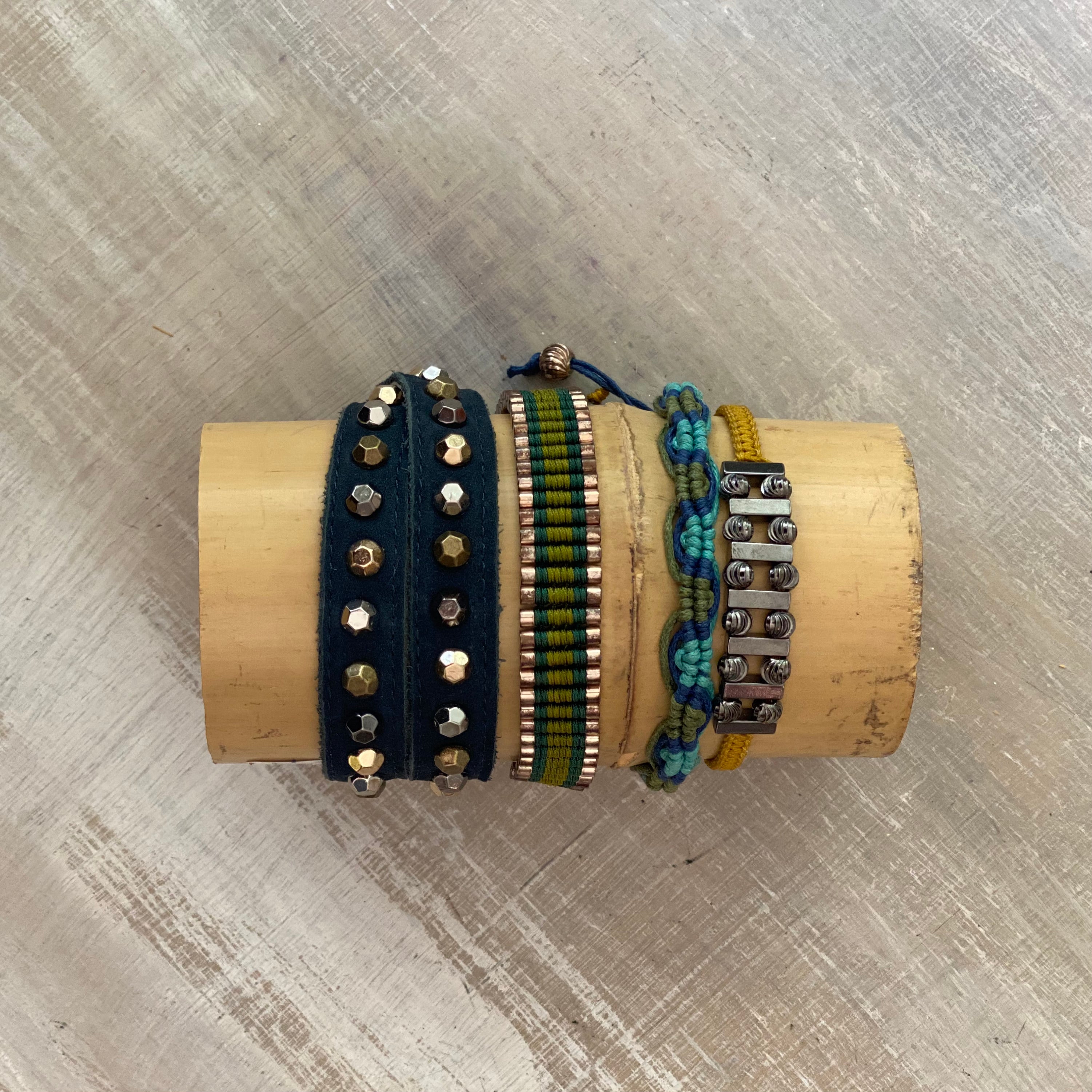 Tribe: Macrame String Bracelet Set