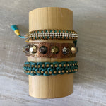 Bohemian: Macrame String Bracelet Set