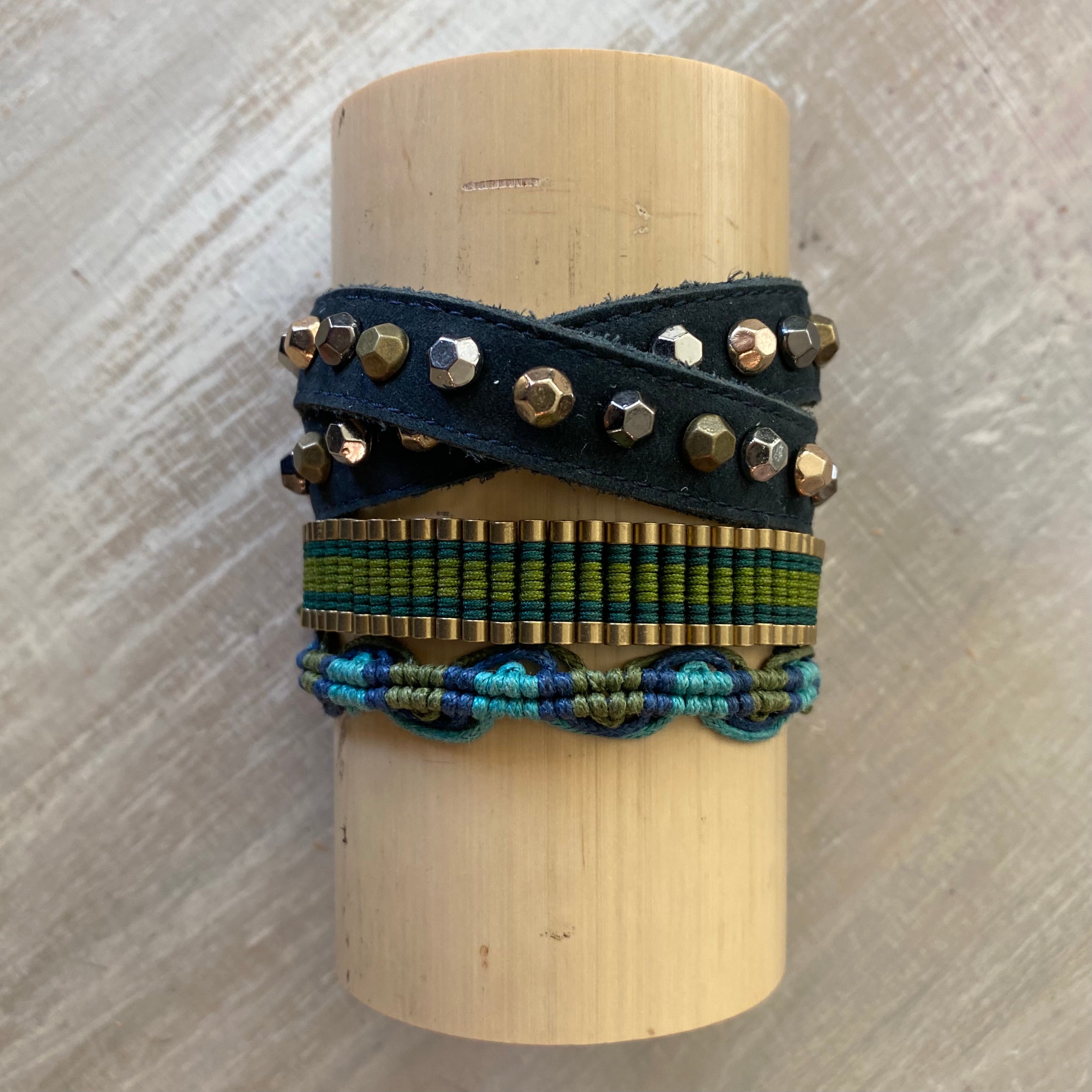 Urban: Macrame String Bracelet Set