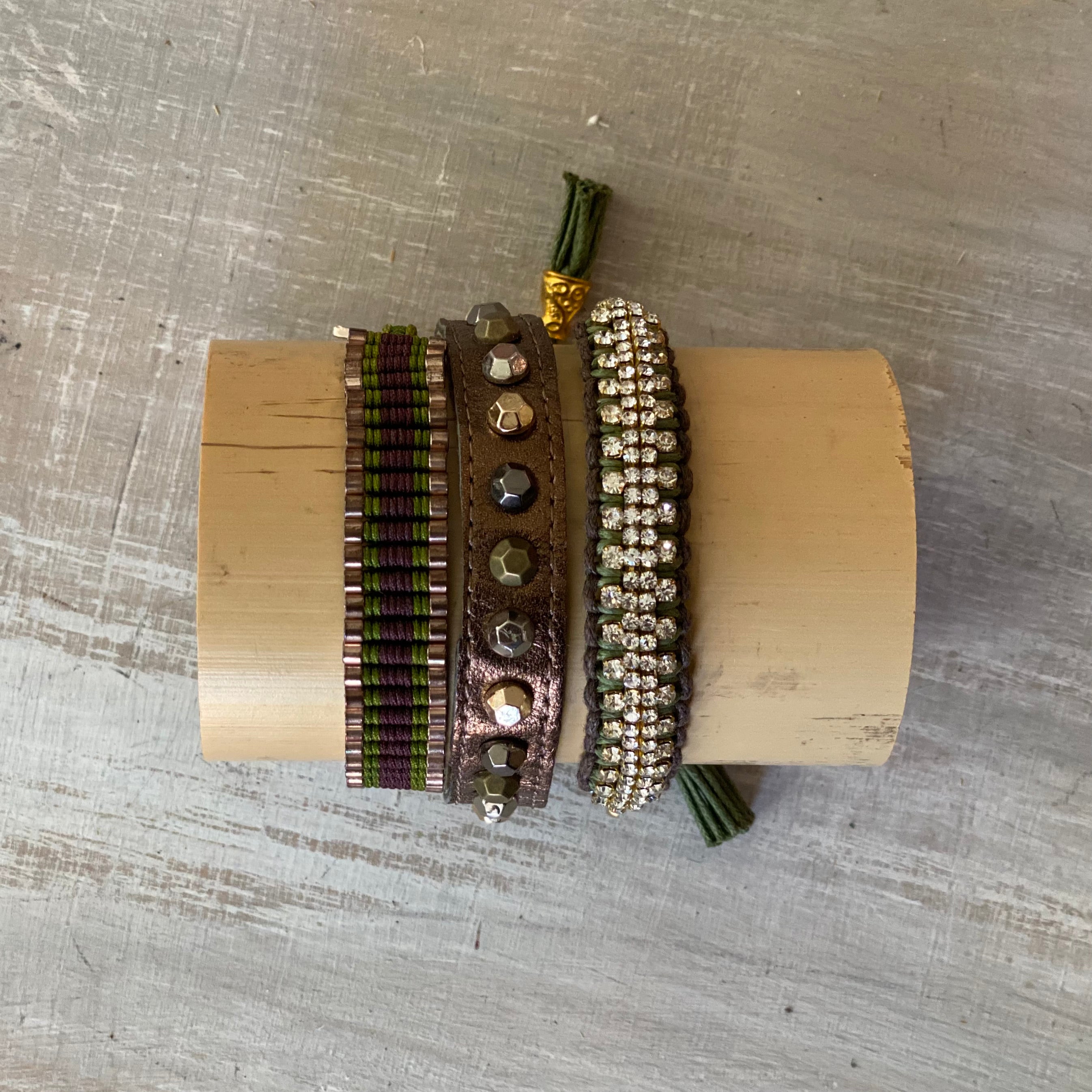Luxe: Macrame String Bracelet Set