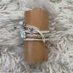 Winter Wonderland: Macrame String Bracelet Set