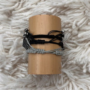 Dance Fever: Macrame String Bracelet Set