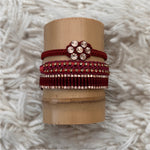 Kisses : Macrame String Bracelet Set