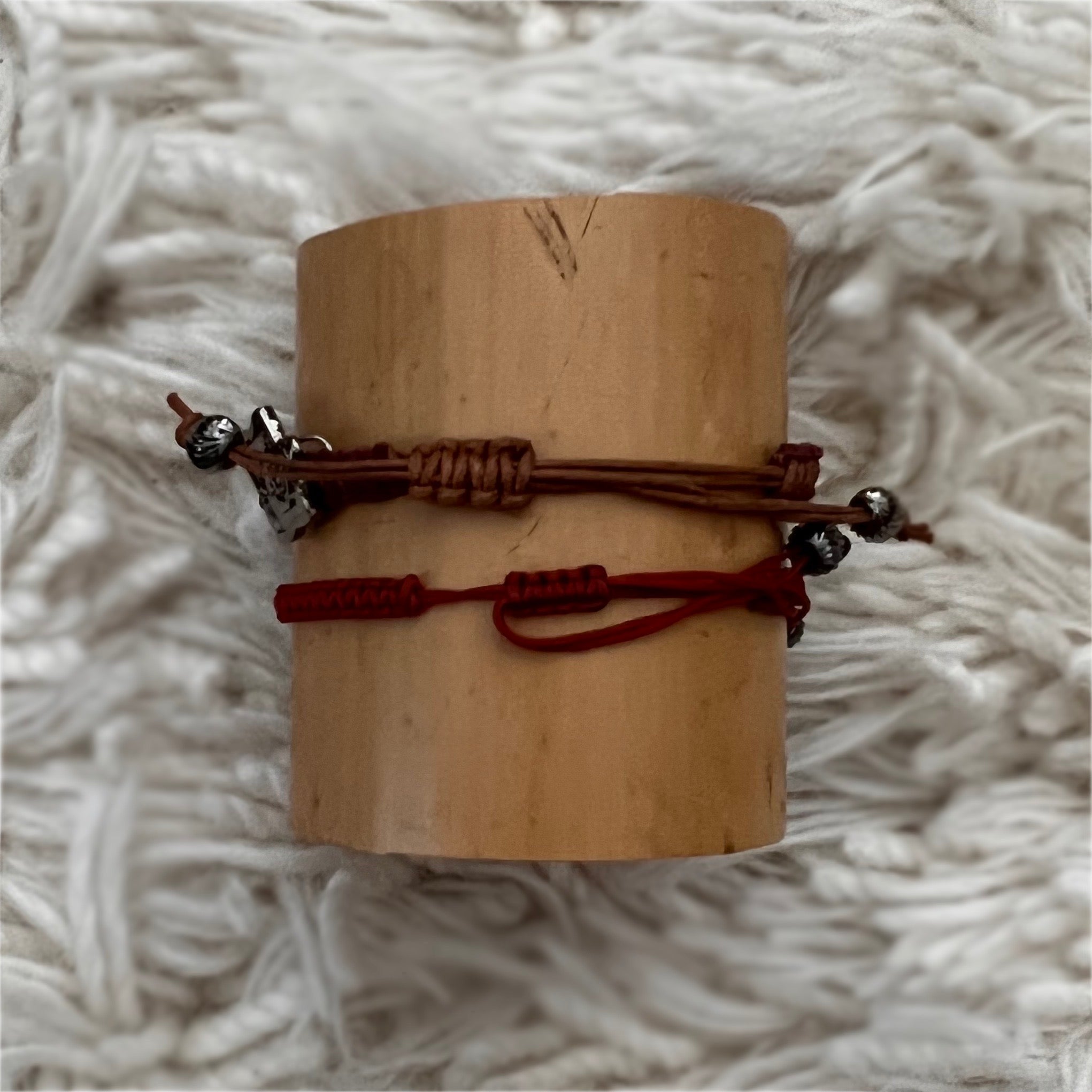Urban Vibes: Macrame String Bracelet Set