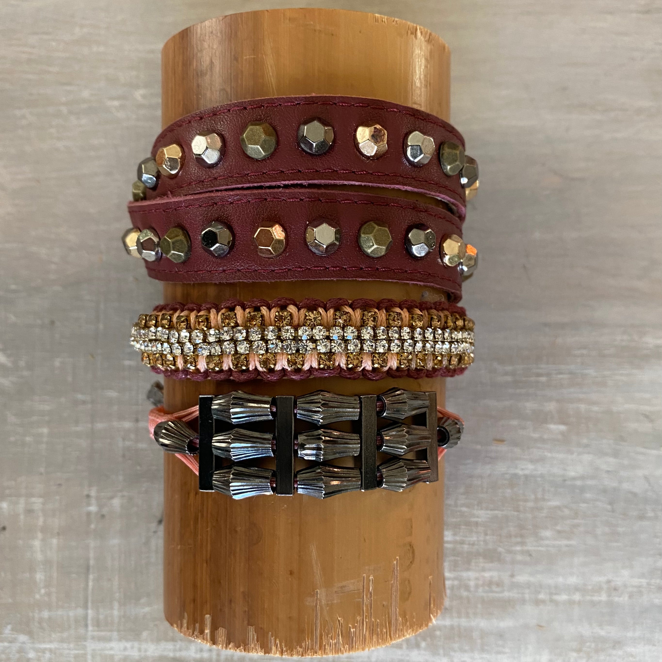 Lush: Macrame String Bracelet Set