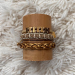 Goldilocks: Macrame String Bracelet Set