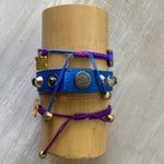 Chic: Macrame String & Leather Bracelet Set