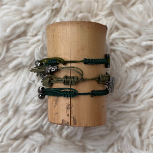 Night Camp: Macrame String Bracelet Set