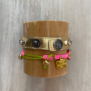 Vivid: Macrame String Bracelet Set