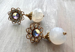 RGS-E060: Handcrafted Crystal Earrings