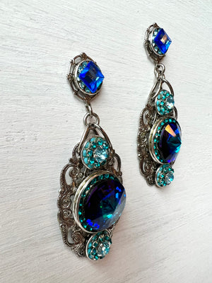 RGS-E002: Handcrafted Crystal Earrings