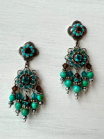 RGS-E034: Handcrafted Crystal Earrings