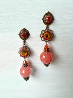 RGS-E005: Handcrafted Crystal Earrings