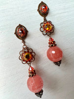 RGS-E005: Handcrafted Crystal Earrings