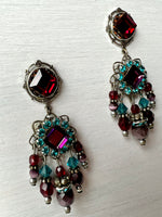 RGS-E082: Handcrafted Crystal Earrings