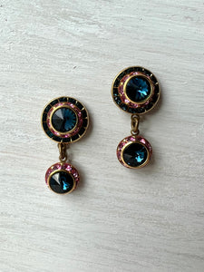 RGS-E065: Handcrafted Crystal Earrings