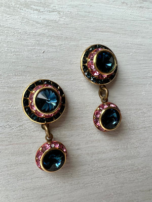 RGS-E065: Handcrafted Crystal Earrings