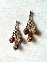 RGS-E046: Handcrafted Crystal Earrings