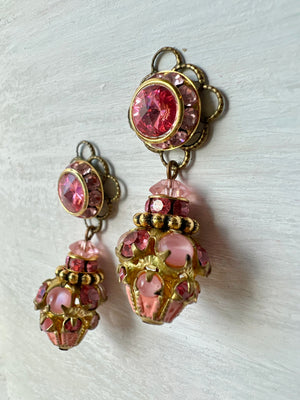 RGS-E051: Handcrafted Crystal Earrings