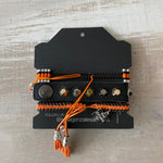 Game Day: Orange & Black - Macrame String Bracelet Set